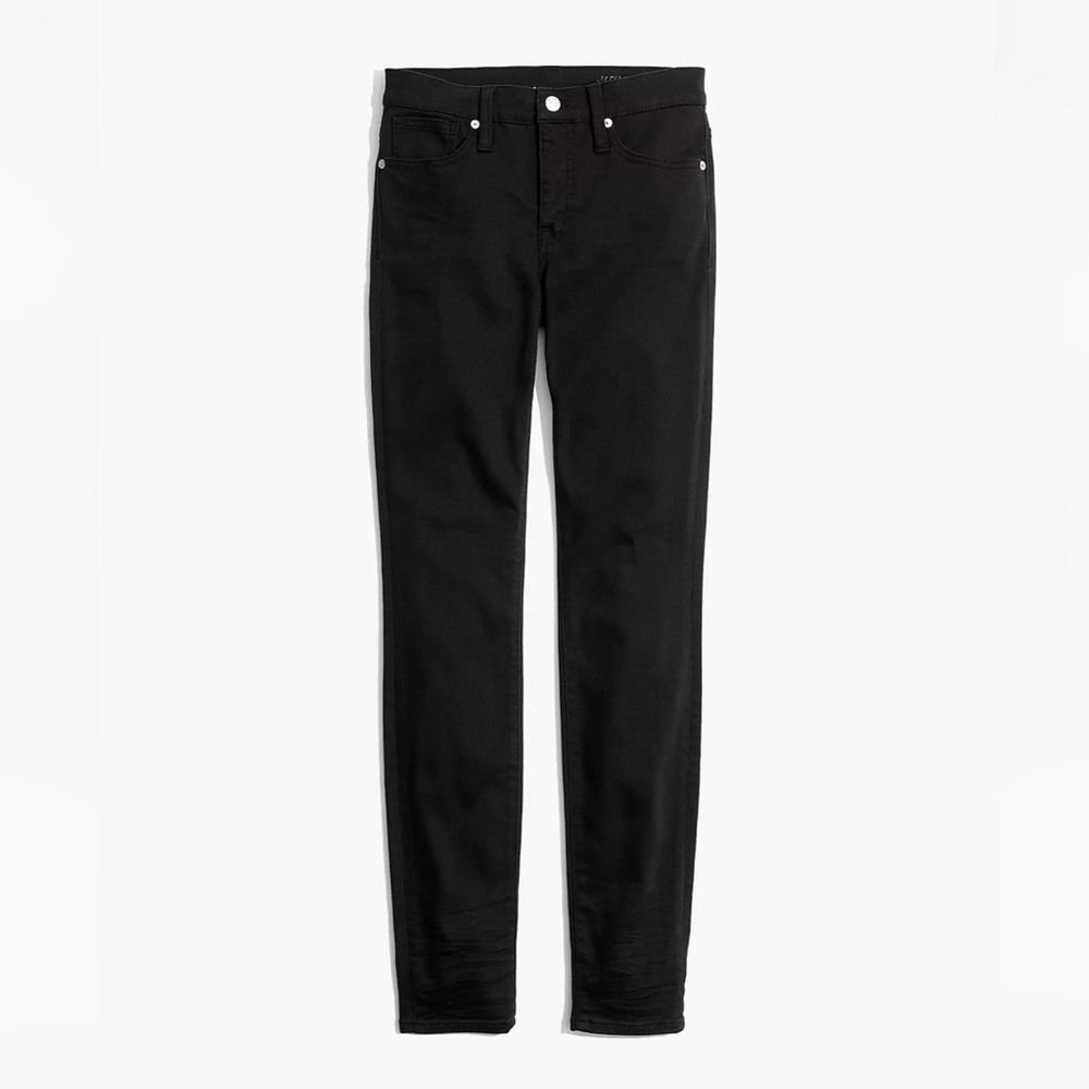 Madewell 9” High Rise Skinny Black Jeans